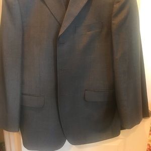 Men’s suit gray plaid
